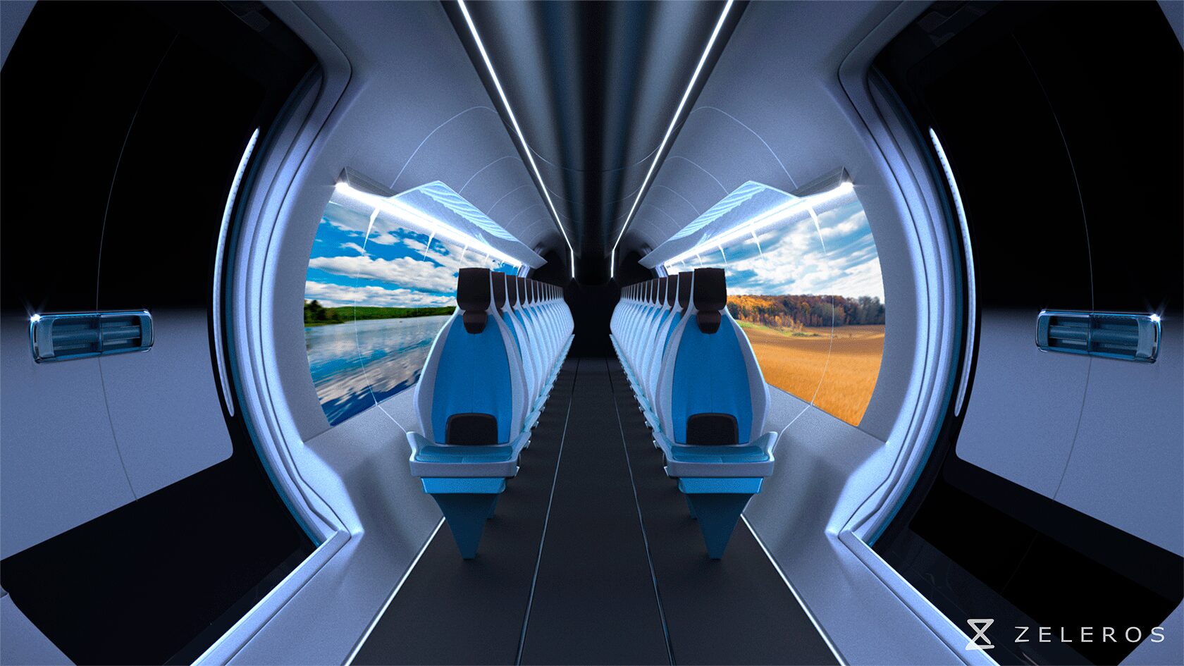 Interior Hyperloop Pod