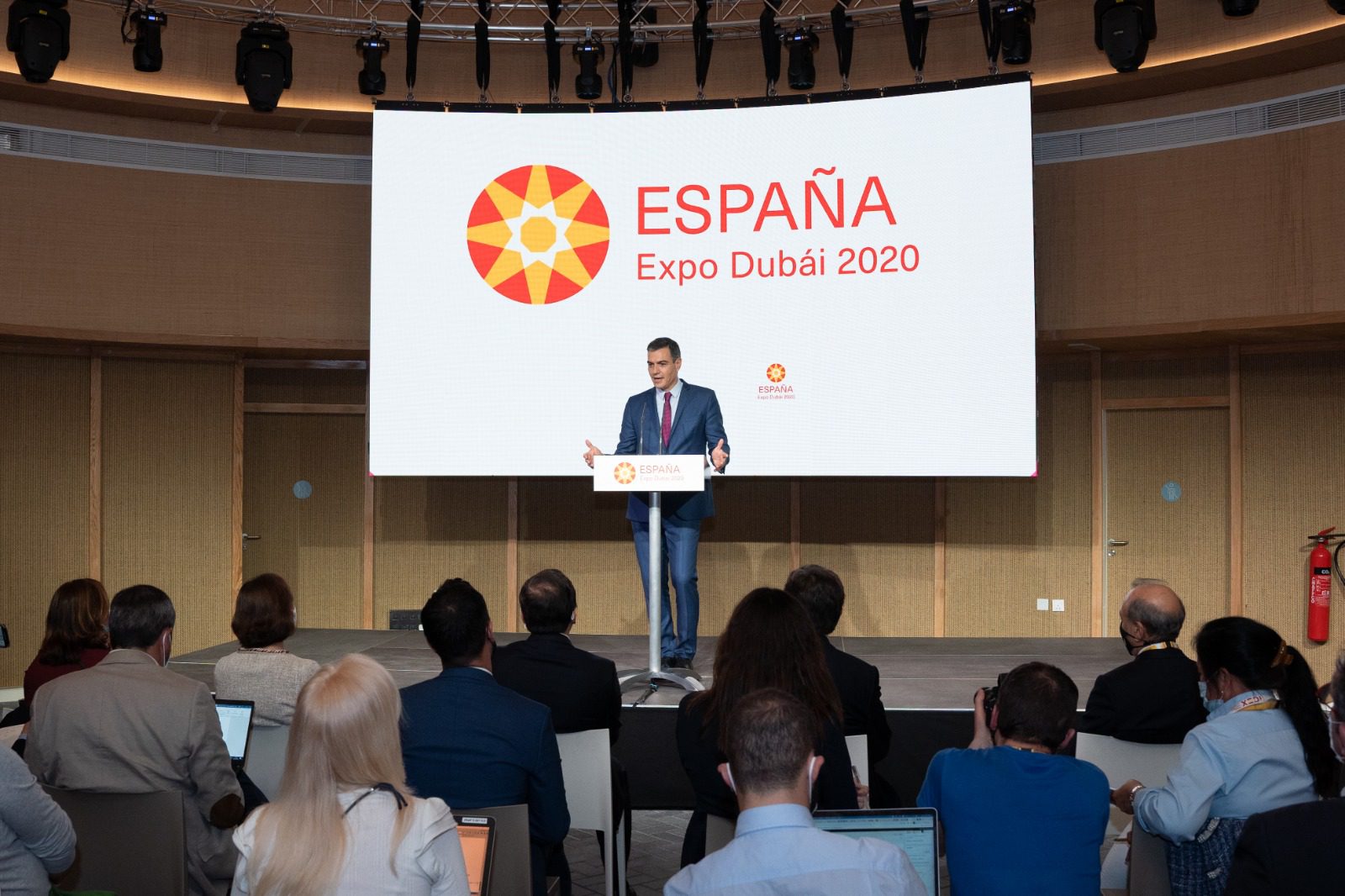 Presidente de España en Pabellón de España Dubái
